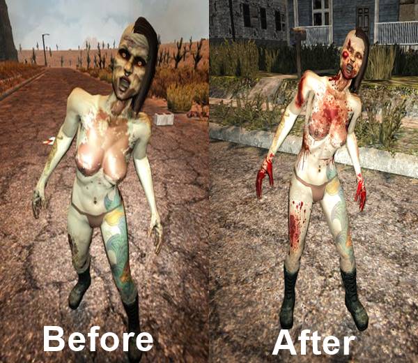 7 days to die new zombie textures, 7 days to die zombies, zombie stripper