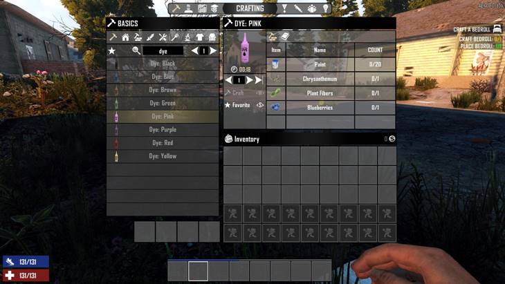 7 days to die dcsobral's craftable dyes, 7 days to die dye mod, 7 days to die dye colors