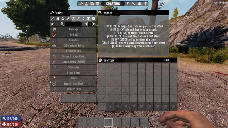 7 days to die delmod pack and store, 7 days to die bigger backpack, 7 days to die backpack, 7 days to die more slots, 7 days to die building materials
