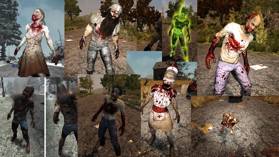 7 days to die zombie texture replacement, 7 days to die zombies, 7 days to die textures