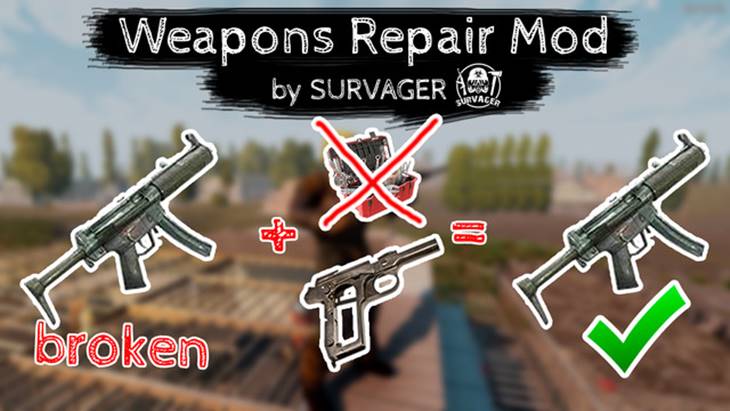 7 days to die weapons repair mod, 7 days to die weapons, 7 days to die tools