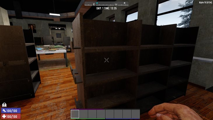 7 days to die fix immersion for book cases and book shelfs