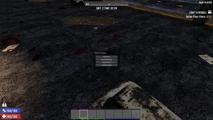 7 days to die re-enable the prefab menu, 7 days to die prefab, 7 days to die menu, 7 days to die dmt mods