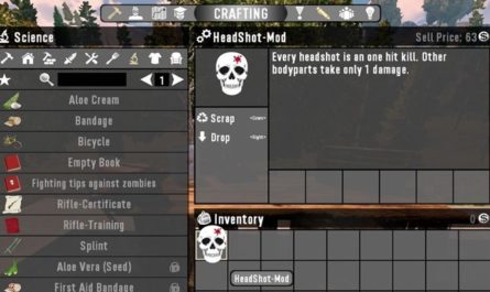 7 days to die weapon mod for one hit headshot kills, 7 days to die weapons, 7 days to die books