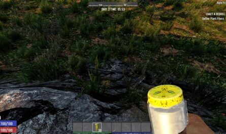 7 days to die mod to allow emptying of murky water jars