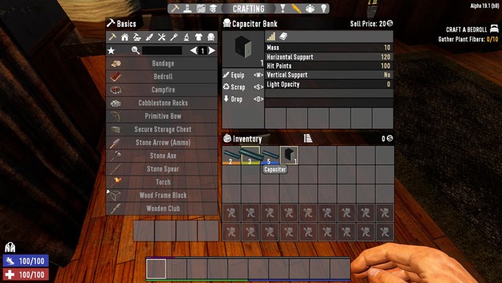 7 days to die electric - capacitor bank, 7 days to die electricity