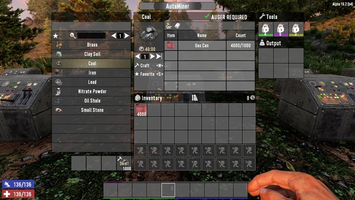7 days to die autominer mod for a19, 7 days to die mining