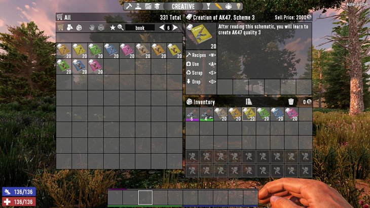 7 days to die rework repair and learn weapons tools and armors, 7 days to die weapons, 7 days to die tools, 7 days to die armor mods