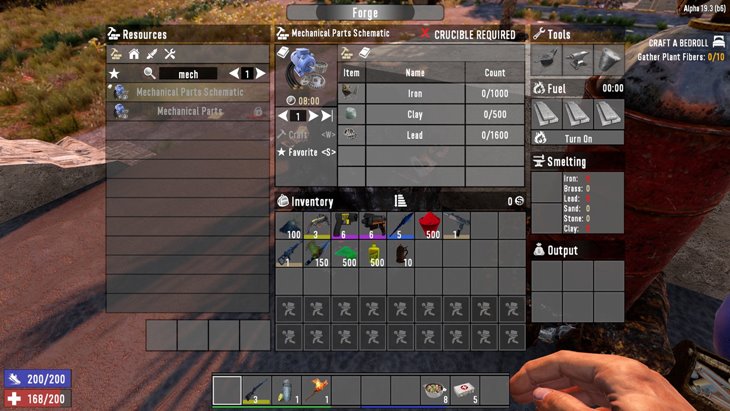 7 days to die research system and new weapons additional screenshot 1