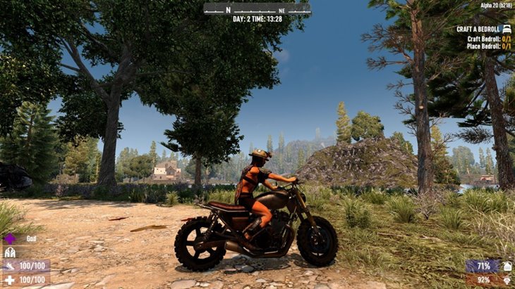 7 days to die chaos motorcycle mod additional screenshot 1