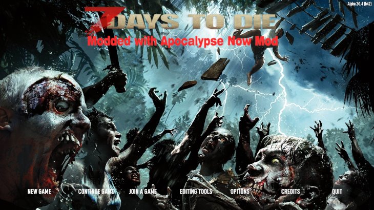 7 days to die apocalypse now mod, 7 days to die overhaul mods