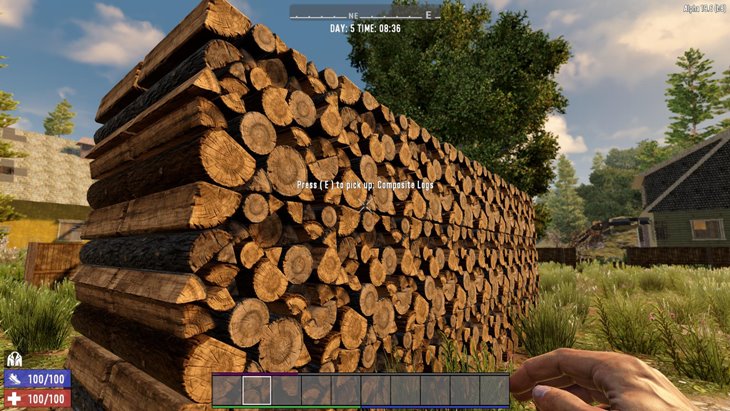 7 days to die composite logs