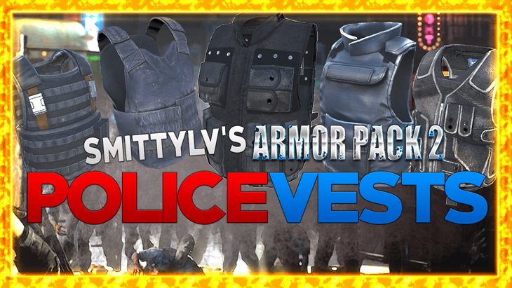 7 days to die smittylv's armor pack 2 - police vests, 7 days to die armor mods, 7 days to die clothing