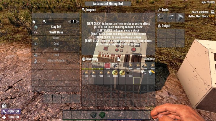7 days to die autobots - automated mining and ammunition making bots (revisited) additional screenshot 1