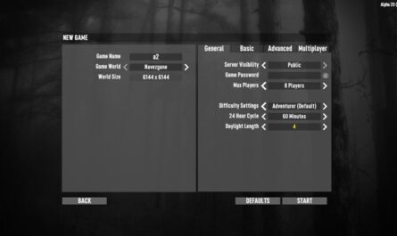 7 days to die more day light length options, 7 days to die menu