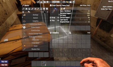 7 days to die sam's steel electric fence, 7 days to die building materials, 7 days to die electricity