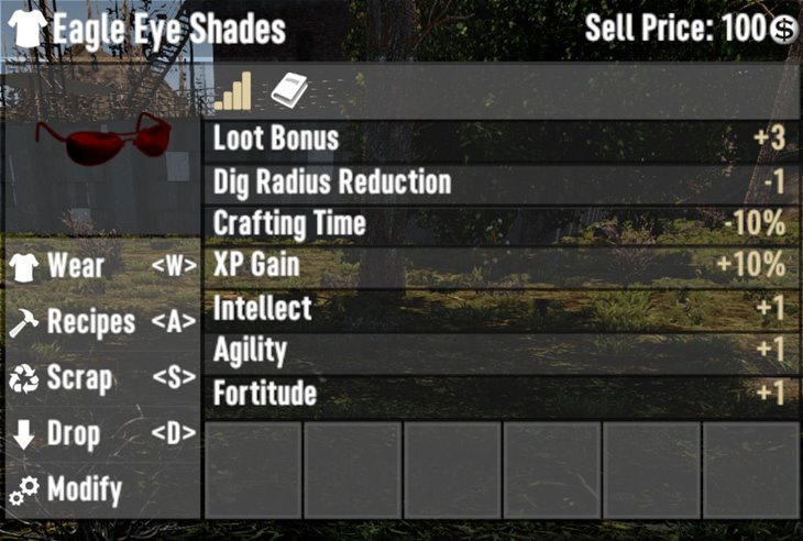 7 days to die eagle eye shades and night vision additional screenshot 2