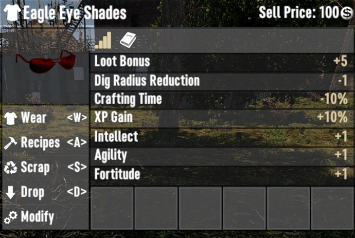 7 days to die eagle eye shades and night vision additional screenshot 3