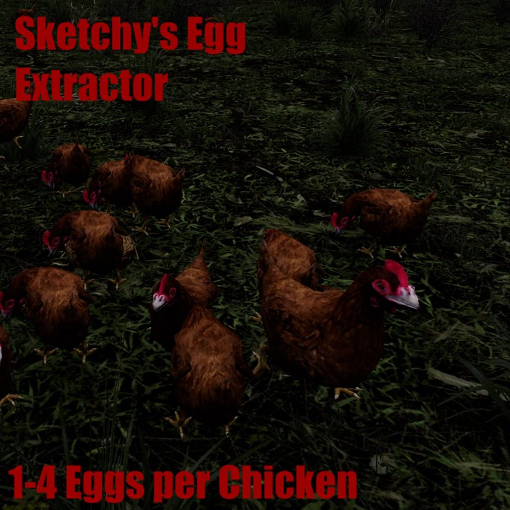 7 days to die sketch's egg extractor, 7 days to die animals, 7 days to die food