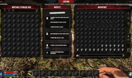 7 days to die zmxuicpbbmxxl - the 120 slot backpack extension mod, 7 days to die more slots, 7 days to die backpack, 7 days to die smx mods