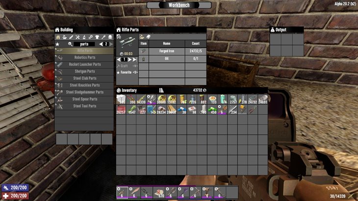 7 days to die parts crafting a20 additional screenshot