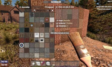7 days to die enabler mod for easy custom paint and terrain textures, 7 days to die building materials, 7 days to die textures
