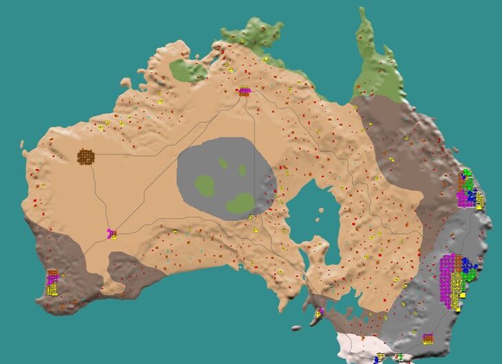 RadThadd’s Upgraded Big Fat Australia Map
