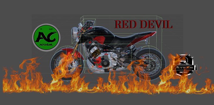 Red Devil Motorcycle