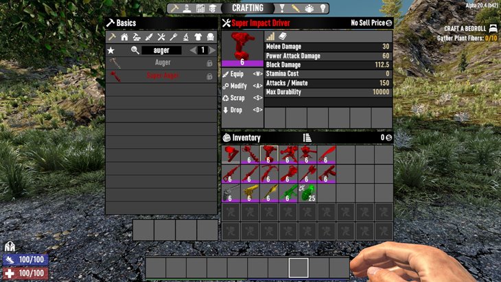 7 days to die cj's super tools & weapons, 7 days to die tools, 7 days to die traps, 7 days to die melee weapons, 7 days to die weapons