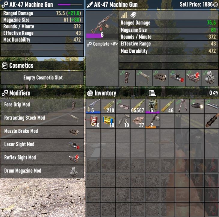 7 days to die jeos weapon/armor/tool modifications extender, 7 days to die armor mods, 7 days to die tools, 7 days to die weapons