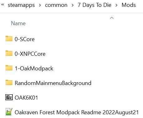 7 days to die oakraven forest modpack additional screenshot 20