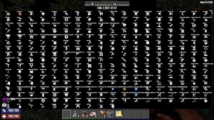 7 days to die ui game symbols, 7 days to die icons