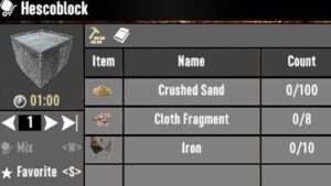 Hesco Block – 7 Days to Die Mods