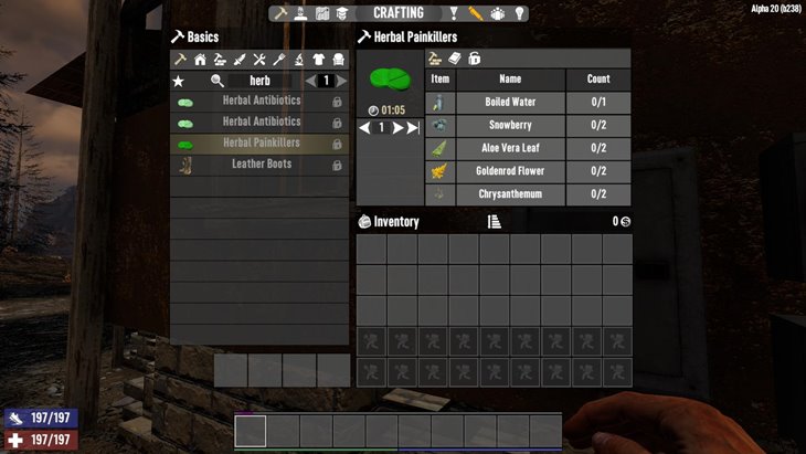 7 days to die gk snowberry return and herbal painkillers additional screenshot