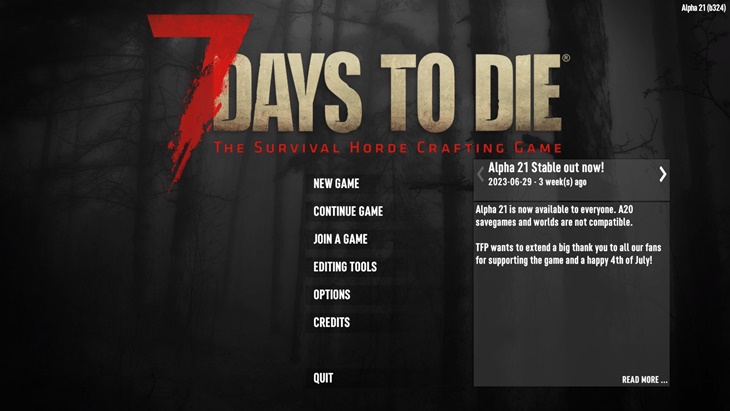 7 days to die custom menu art, 7 days to die menu