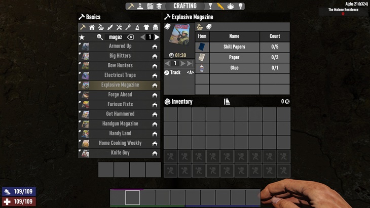 7 days to die skill papers, 7 days to die books