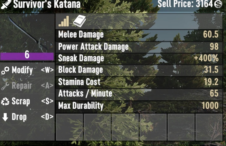7 days to die survivor's katana additional screenshot 5