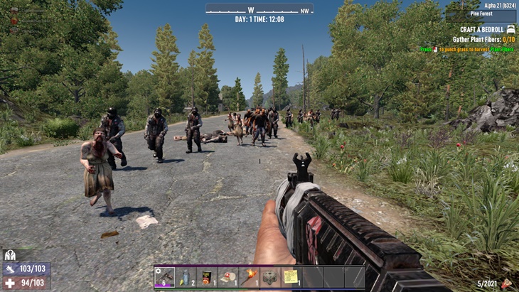 7 days to die walkers only, 7 days to die zombies