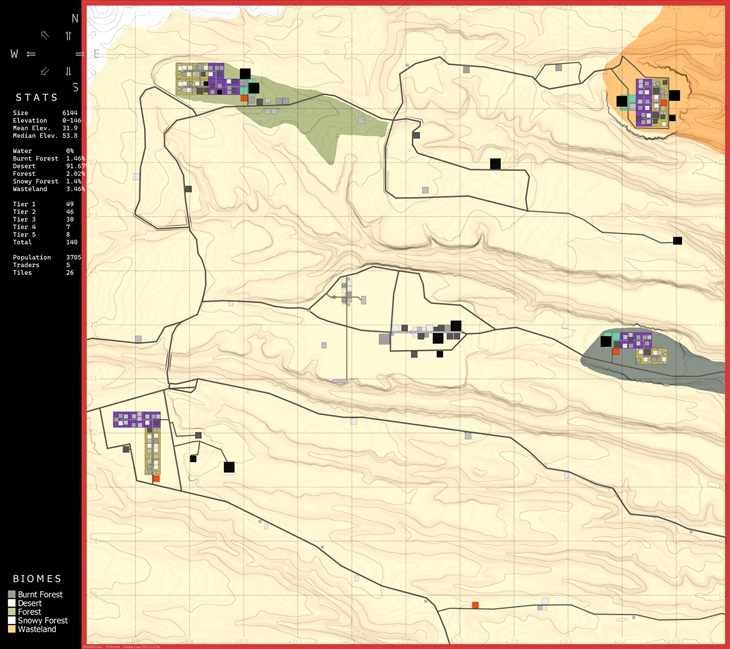 7 days to die map los alamos, 7 days to die prefab, 7 days to die biomes, 7 days to die maps