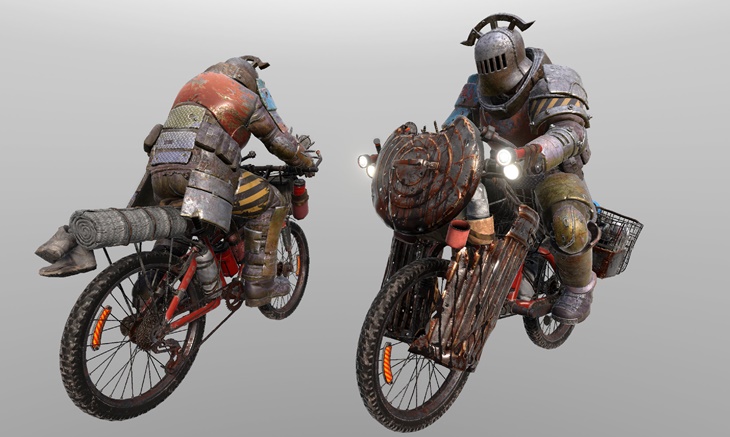 Marauder Armor and Bicycle Vehicle