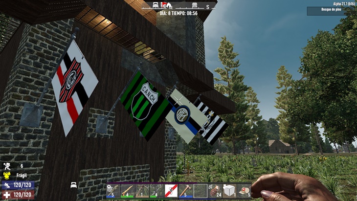 7 days to die soccer teams pole flags additional screenshot