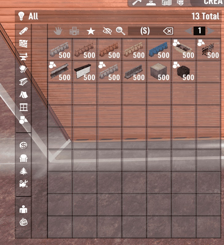 7 days to die sonic's decorations, 7 days to die recipes, 7 days to die building materials