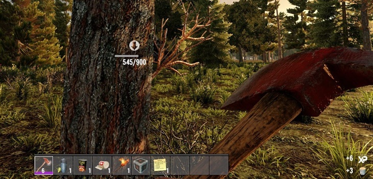 7 days to die forestry logs from trees and working tablesaw additional screenshot 7
