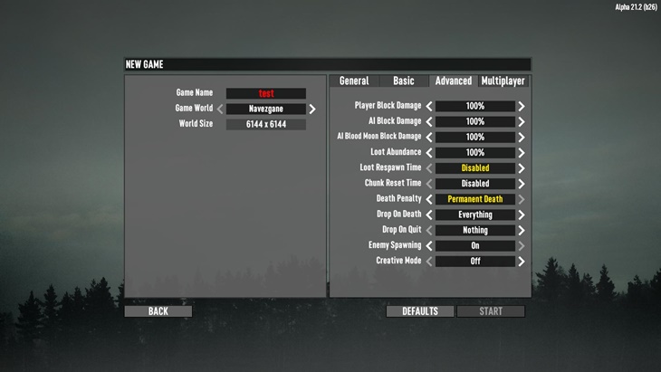 7 days to die restore game options additional screenshot 2