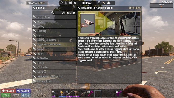 7 days to die journal tip preview - new arts additional screenshot 4