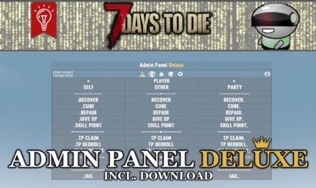 7 days to die admin panel deluxe