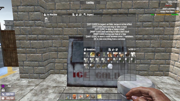 7 days to die styx lootable ice machines, 7 days to die drinks, 7 days to die food, 7 days to die loot