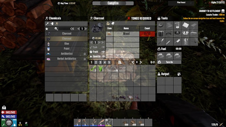 7 days to die styx table saw charcoal drybranch additional screenshot 1