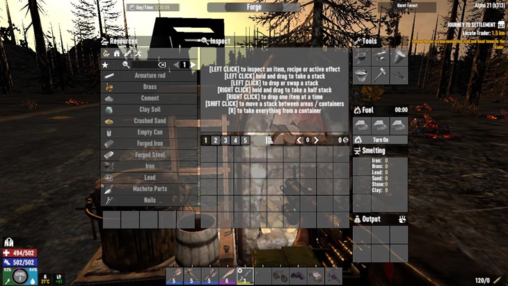 7 days to die styx tools campfire bench additional screenshot 1