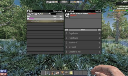 7 days to die tiered forges, 7 days to die books, 7 days to die perks, 7 days to die tools